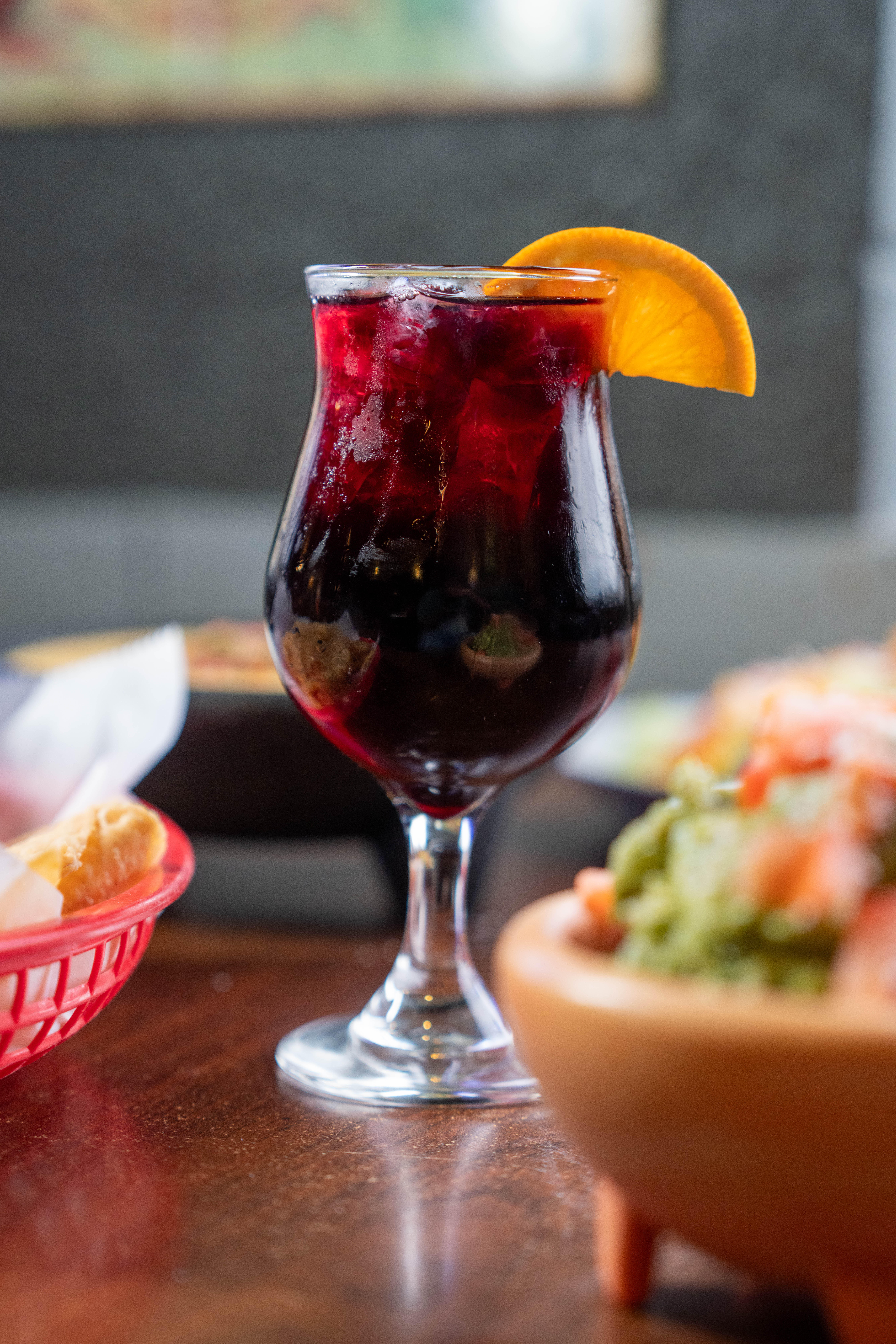 Warm restaurant interior